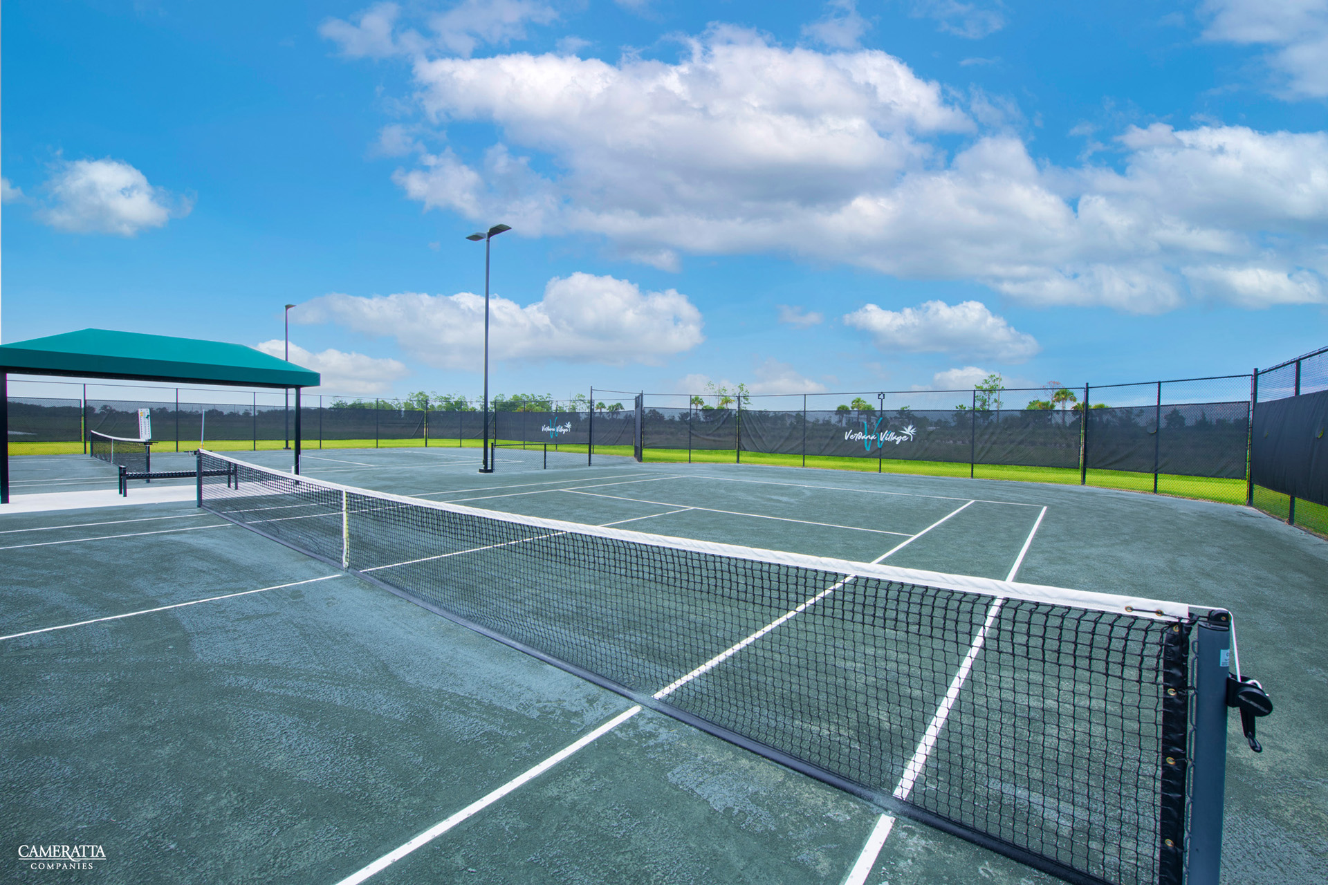 Outdoor clay courts